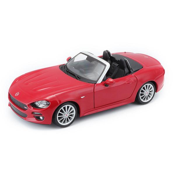 Bburago 1:24 Plus Fiat 124 Spider Red