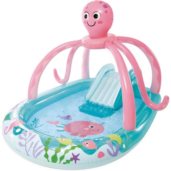 Intex Friendly Octopus Play Center, Inflated Size: 2.34M X 1.83M X 1.50M (56138NP)-image