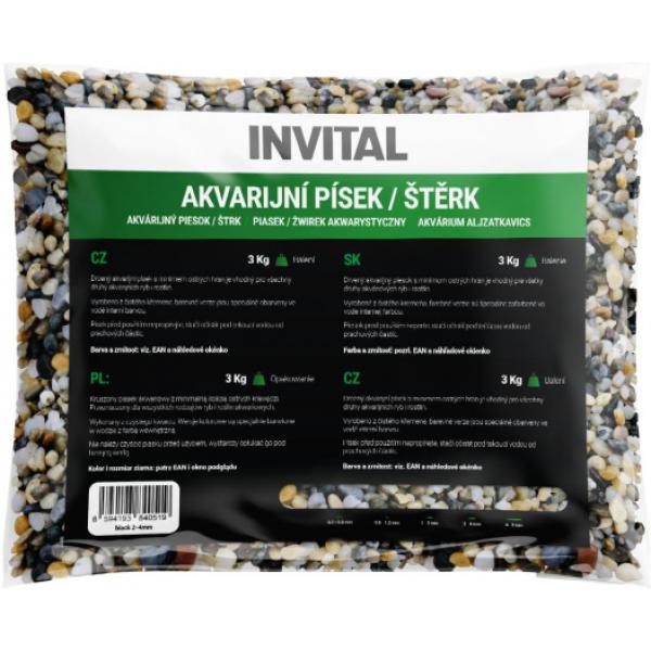 Akvarijní křemičitý štěrk 3-5 mm 3 kg