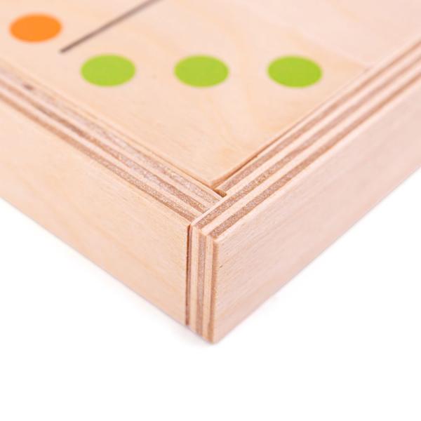 Bigjigs Toys Velké dřevěné domino (obrázek 3)