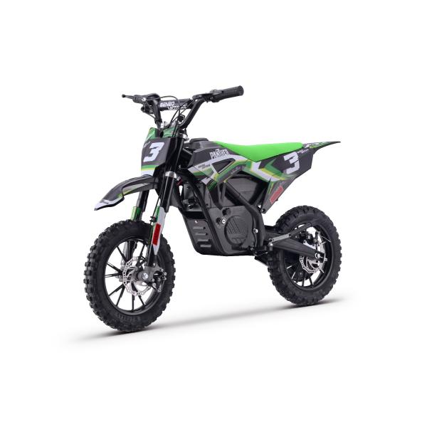 Elektrický Motocross pro děti Beneo Motors Panther zelený - 550W