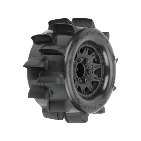 Pro-Line kolo 1:10, pneu 2.8" Sand Paw HP Belted, disk černý Raid 12/14mm (2) (obrázek 8)