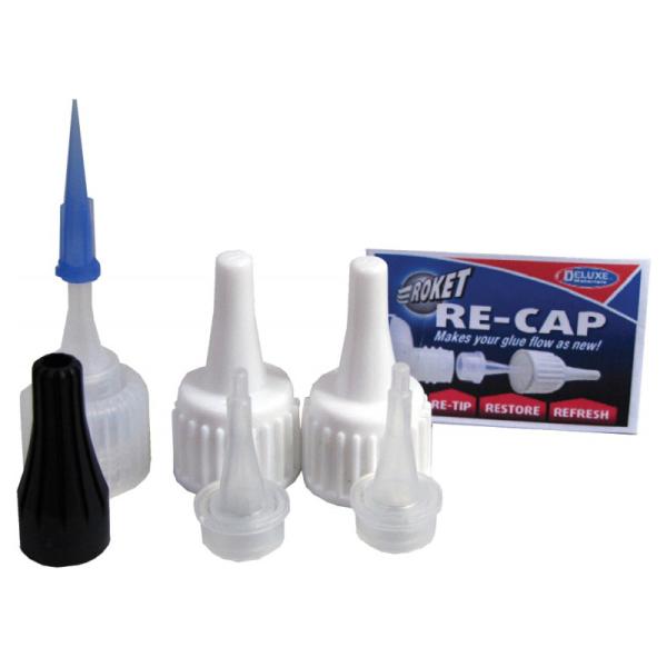 Náhradné uzávery Roket lepidiel, mikro aplikátor
