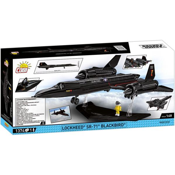 Cobi Lockheed SR-71 Blackbird, 1:48, 1330 k, 1 f