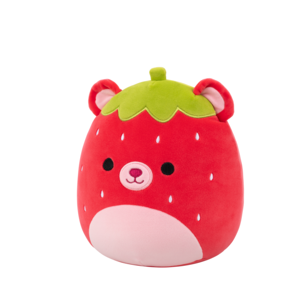 SQUISHMALLOWS Jahodový medvěd – Romeo, 30 cm