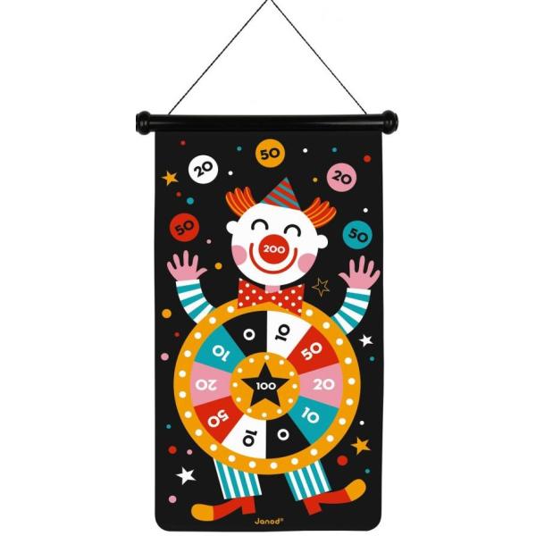 Janod Magnetický terč Cirkus se šipkami bez hrotů (obrázek 3)