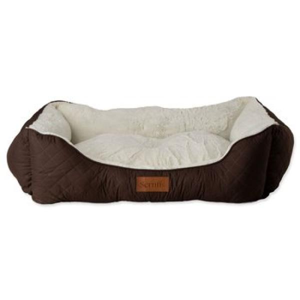 Pelíšek Scruffs Wilton Box Bed hnědý XL 90x70cm