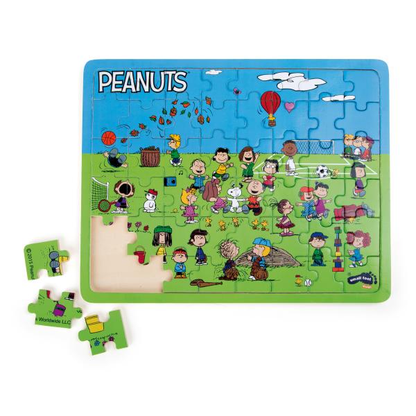 Small Foot Deskové puzzle Snoopy na hřišti