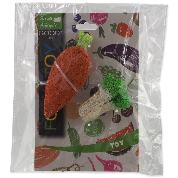 Hračka Small Animals food mrkev a brokolice 2ks (obrázek 5)