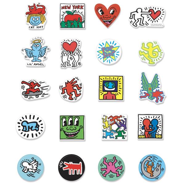 Vilac Dřevěné magnetky Keith Haring