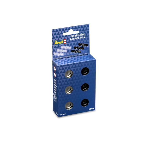Sada barev Email Color 32214 - General Set 2 - Gloss (6 x 14ml)