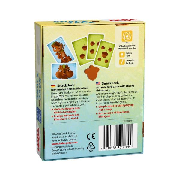 Haba Karetní hra pro děti Snack Jack