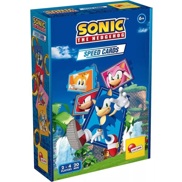 Gioco di carte Lisciani Sonic Speed Card 2-4 giocatori