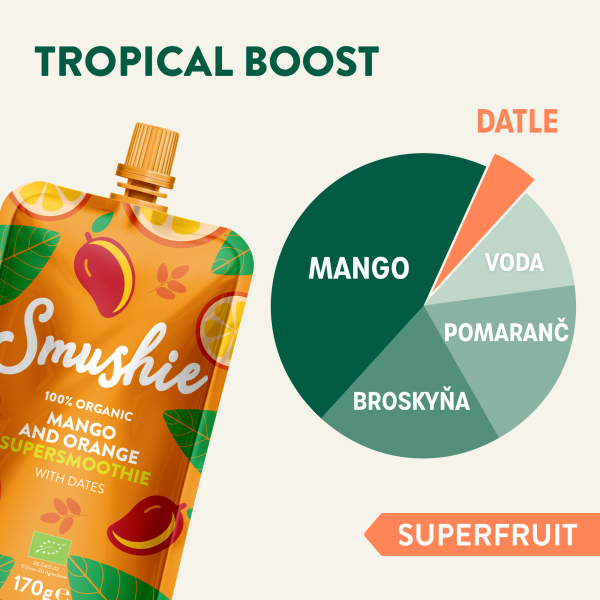 SALVEST Smushie BIO Tropical Boost (170 g)