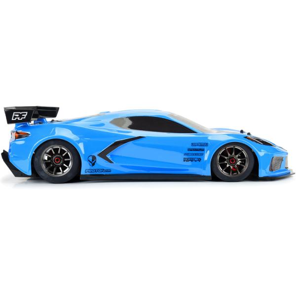 PROTOform karosérie 1:7 Chevrolet Corvette C8 modrá: Arrma Felony (obrázek 4)