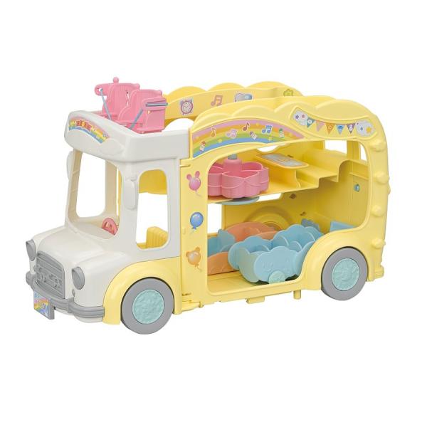 Sylvanian family Duhový školkový autobus