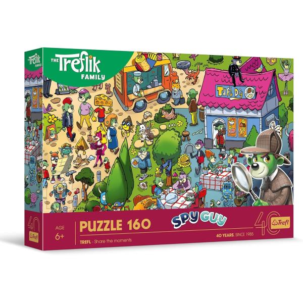 Trefl Puzzle 160 dílků Treflíci slaví