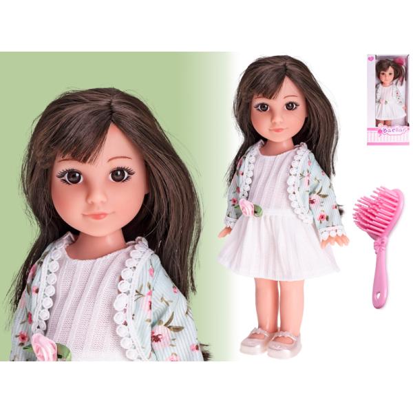 Módní panenka 30 cm tvrdé tělo