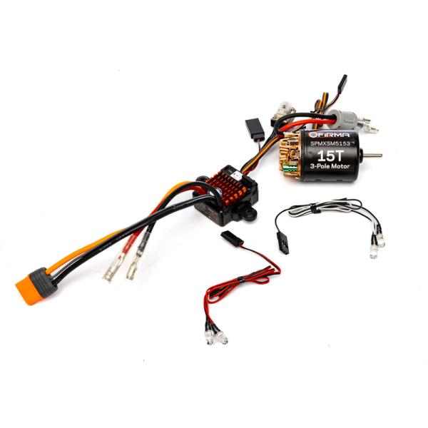 Spektrum motor stejnosměrný Firma 540 15T, regulátor Firma 70A 2-3S (obrázek 4)