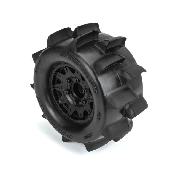 Pro-Line kolo 1:10, pneu 2.8" Sand Paw HP Belted, disk černý Raid 12/14mm (2) (obrázek 3)