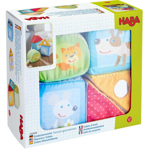 Haba Textilní kostky s aktivitami Zvířátka (obrázek 3)