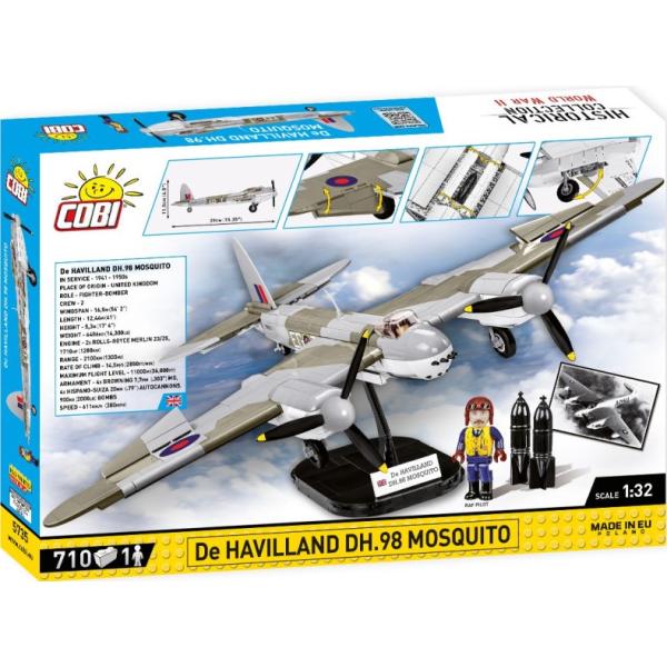 Cobi 5735 II WW De Havilland DH-98 Mosquito, 1:32, 695 k, 1 f