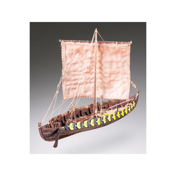 Dušek Vikingská loď Gokstad 1:72 kit (obrázek 3)