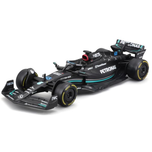 Bburago 1:43 RACE Formula F1 4PAC Mercedes-AMG F1 W15 (2024) #44 L.Hamilton #63 G.Russell