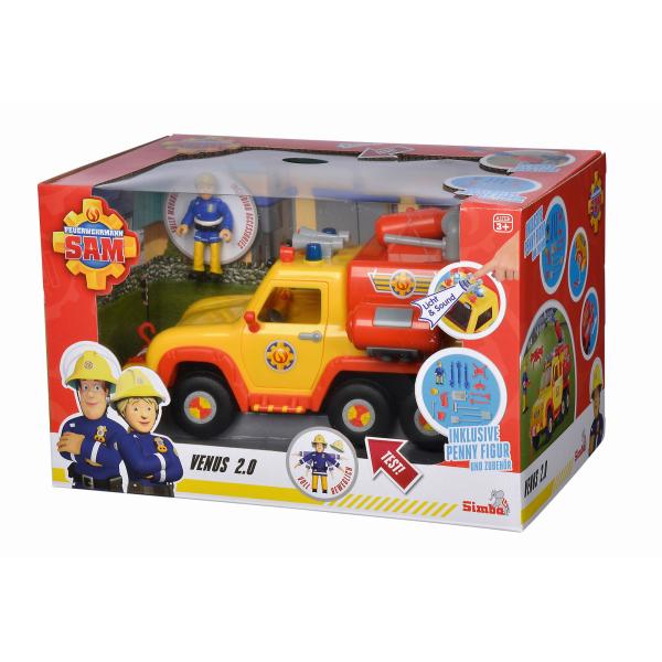 Fireman Sam Hasičské auto Venuše 2.0 cm s figurkou