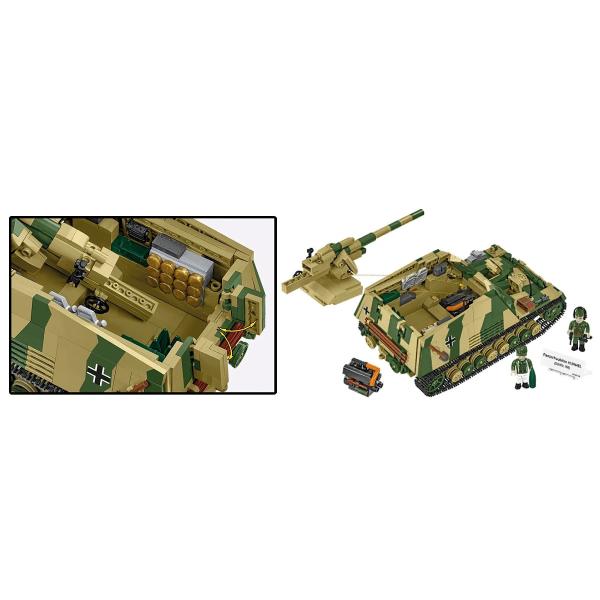 Cobi 2663 Druhá světová válka Panzerhaubitze HUMMEL, 1:28, 1118 k, 2 f (obrázek 8)