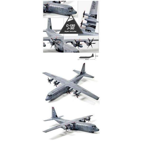 Model Kit letadlo 12631 - C-130J-30 Super Hercules (1:144) (obrázek 4)