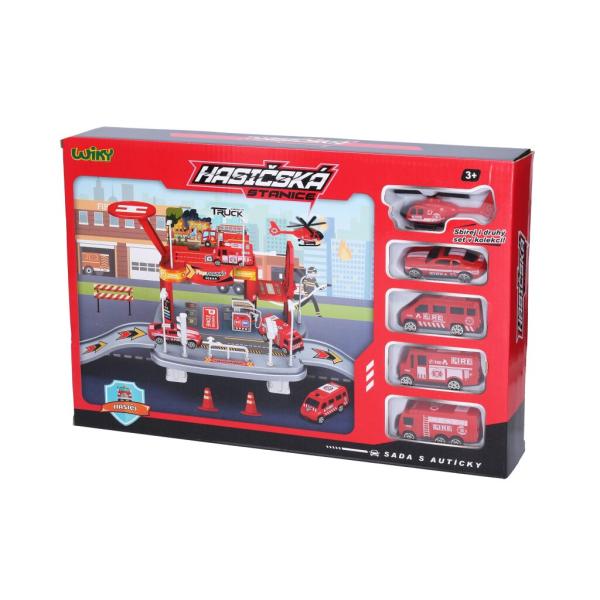 Hasičská stanice s auty 65x19x24,5 cm (obrázek 3)