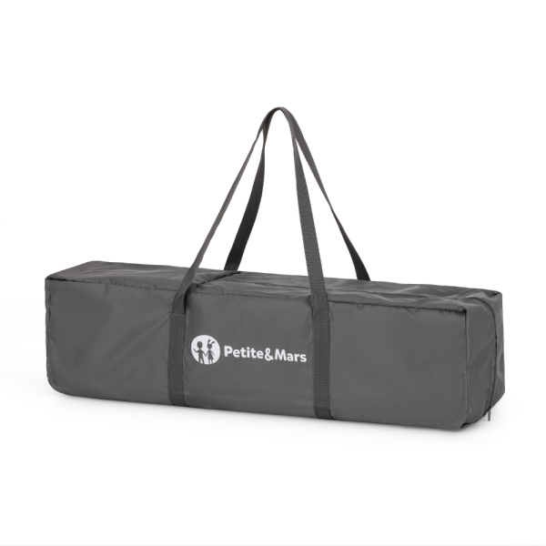 PETITE&MARS Postýlka cestovní Nyja Urban Jungle Charcoal (obrázek 8)