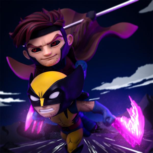 Iron Studios X-Men 97 - Gambit And Wolverine Minico Figurka (obrázek 4)