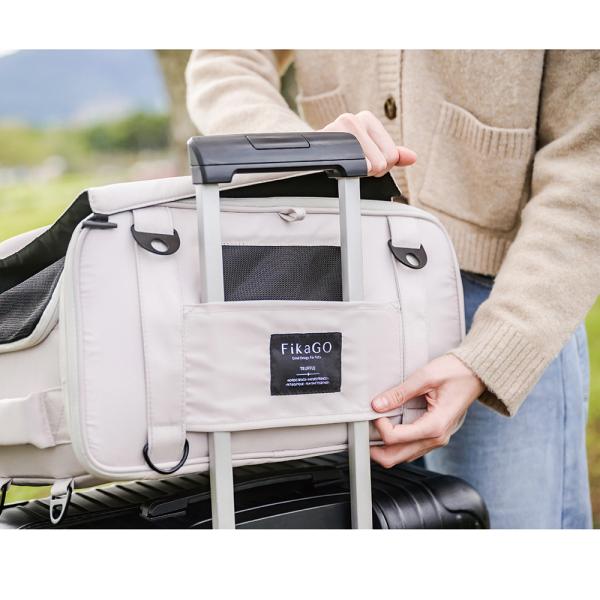 FIKAGO Přepravník pro psy a kočky Truffle Grey (obrázek 10)