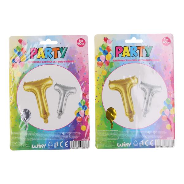 Nafukovací balónik - písmeno T