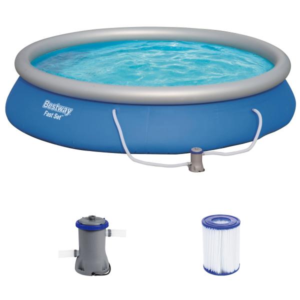 Bestway Bazén Fast Set 457 x 84 cm s filtrací