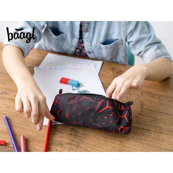 Študentský obal BAAGL Red Polygon