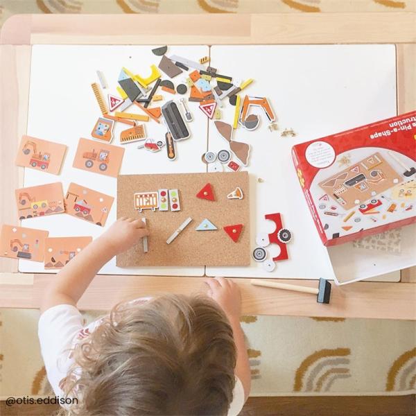 Bigjigs Toys Kreativní zatloukací hra doprava (obrázek 3)