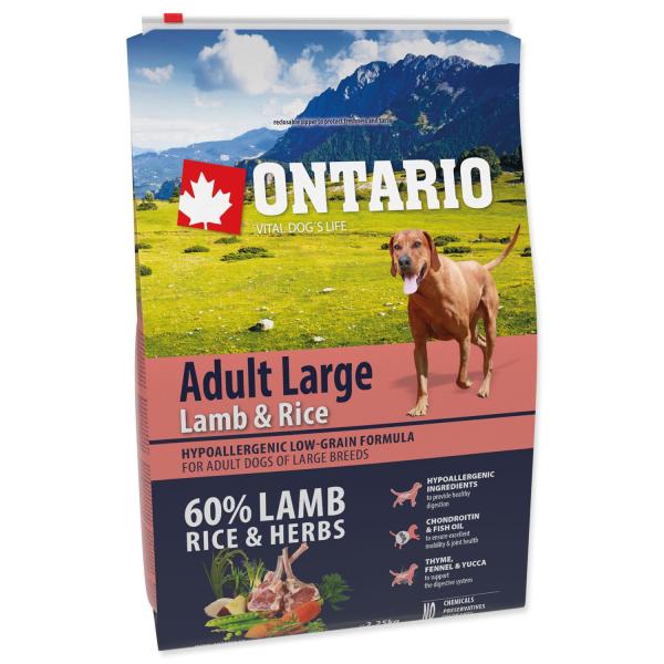 Krmivo Ontario Adult Large Chicken & Potatoes 2,25kg