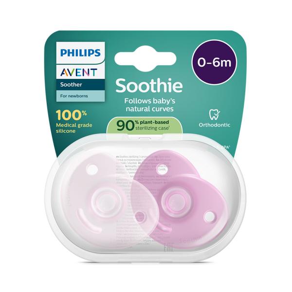 Philips AVENT Dudlík 0-6m Soothie dívka 2 ks (obrázek 5)