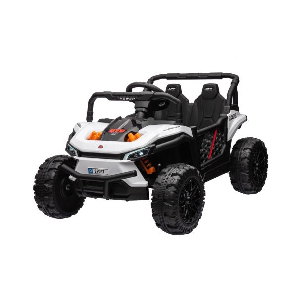 Elektrické autíčko UTV Small 12V, biele, Pohon zadných kolies, 12V batéria