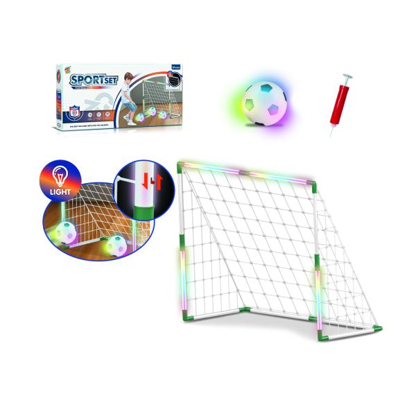 Futbal set so svetelnými efektmi 88 x 68 cm