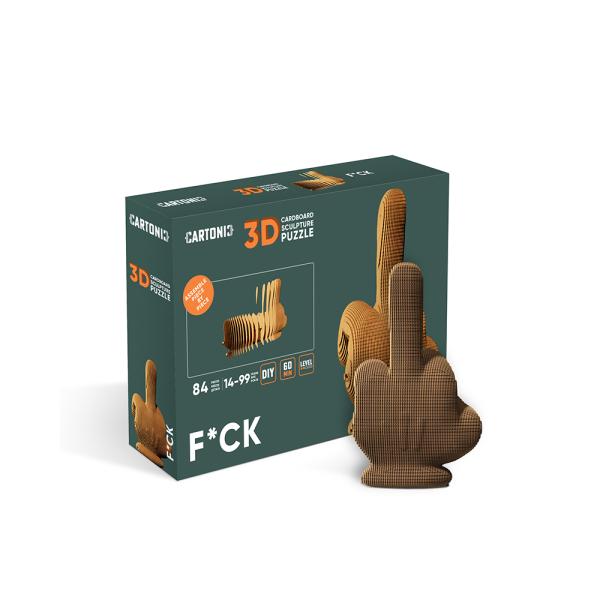 Cartonic Kartonové 3D puzzle F*uck (obrázek 6)