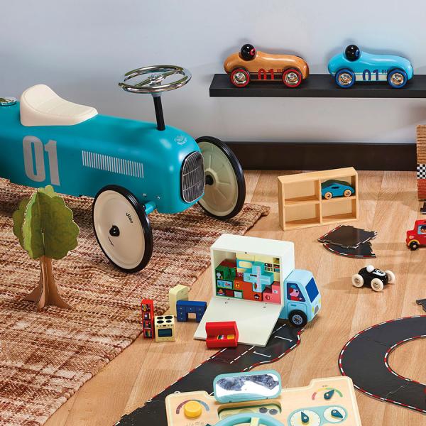 Vilac Vintage kovové odrážedlo světle modré (obrázek 3)