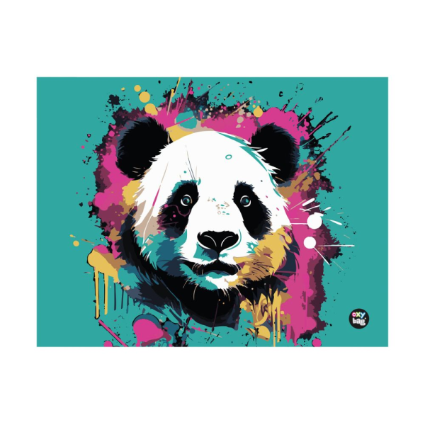 Obrus do výtvarnej výchovy 65x50cm Panda