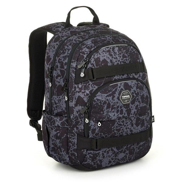 Študentský batoh so sivým vzorom Topgal VIKI 25035
