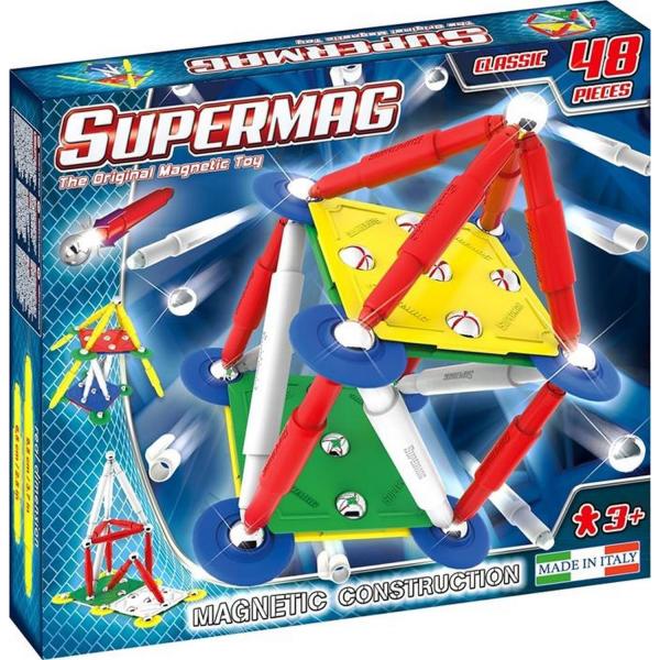 SUPERMAG magnetická stavebnice Classic primary 48ks