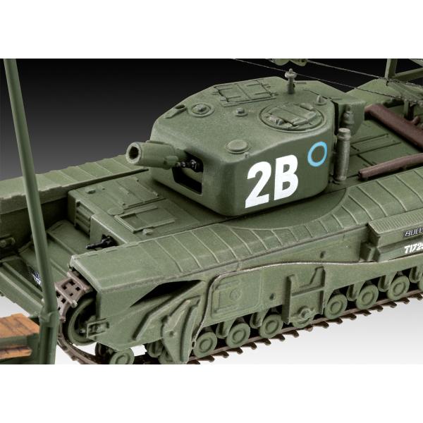 ModelSet military 63297 - Churchill A.V.R.E. (1:76) (obrázek 4)