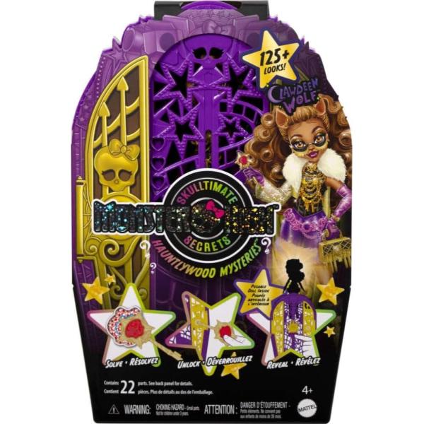 Mattel Monster High Skulltimate secrets Clawdeen Wolf, skříň a příslušenství, 19 prvků (obrázek 6)